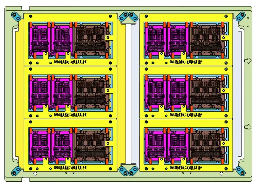 IGBT 二次焊接双 DBC 载具