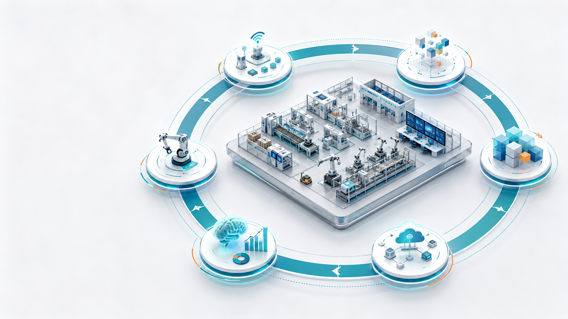 HIMIT DMS continuous evolution loop and smart manufacturing scene